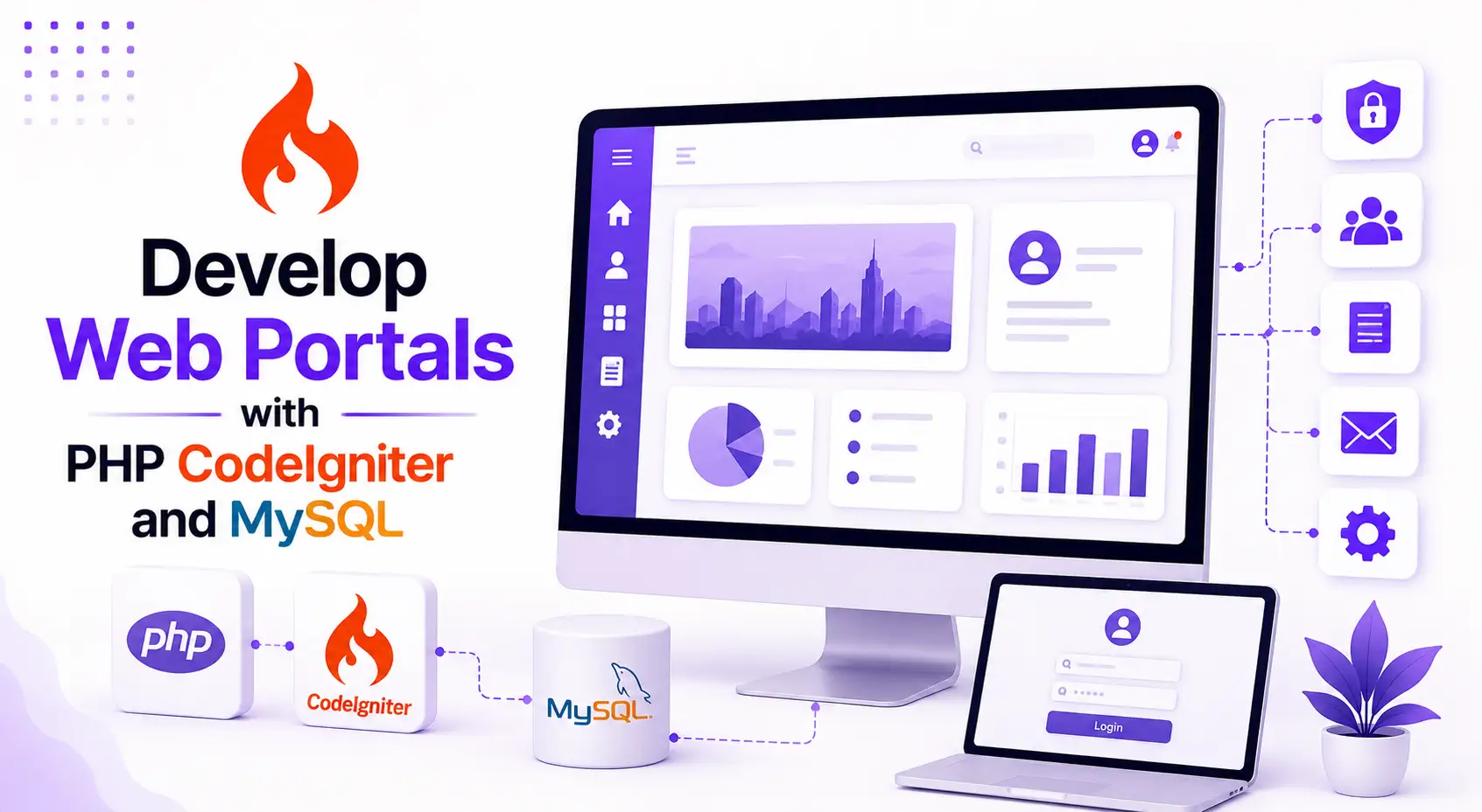 Develop Web Portals with PHP CodeIgniter and MySQL