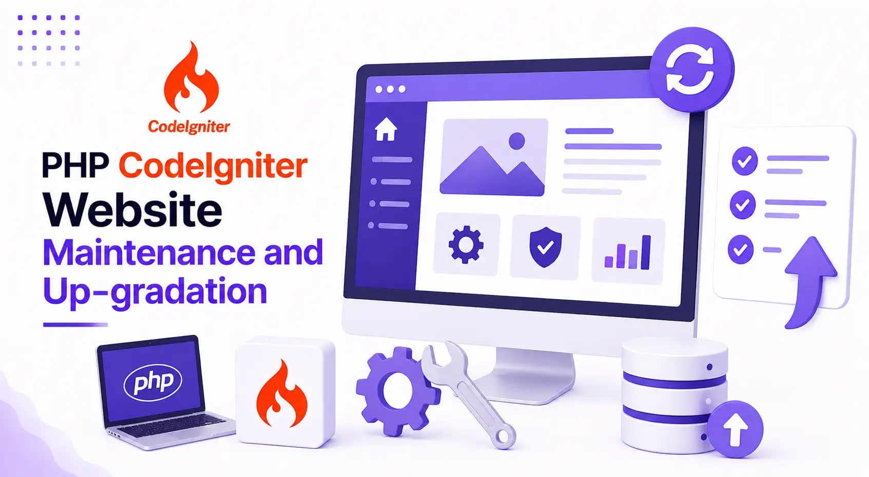 PHP CodeIgniter Website Maintenance and Up-gradation
