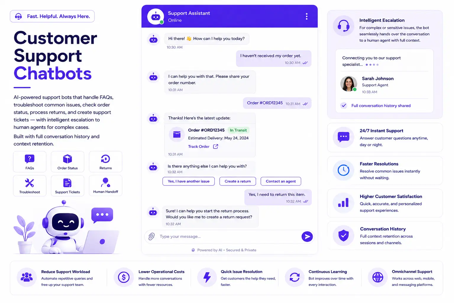 Customer Support Chatbots