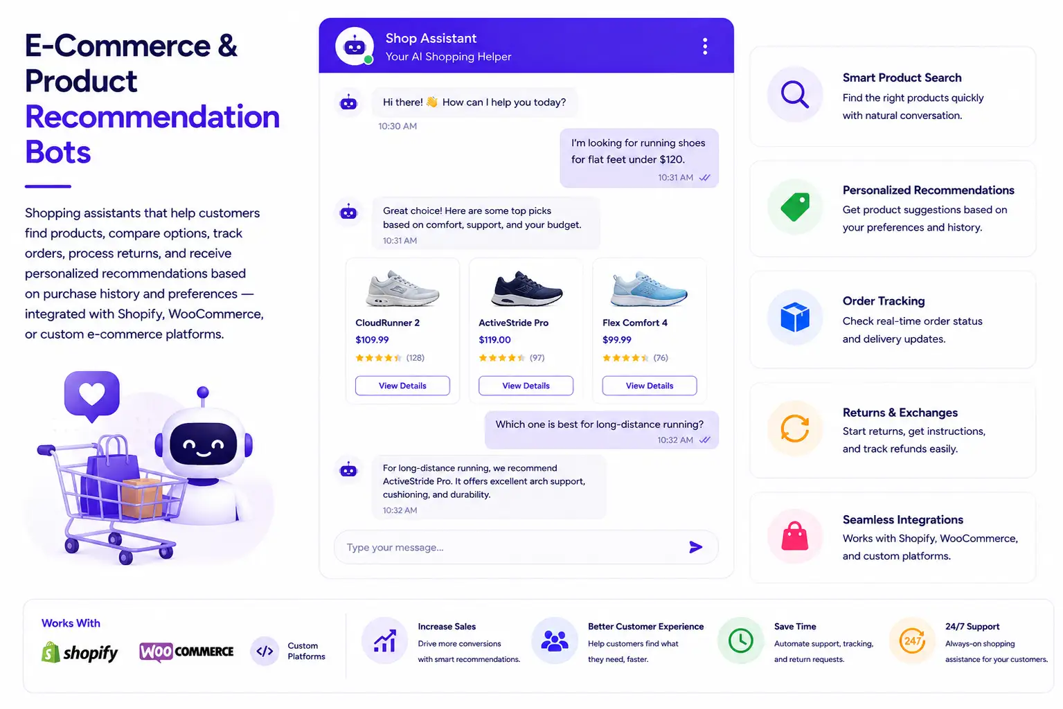 E-Commerce & Product Recommendation Bots