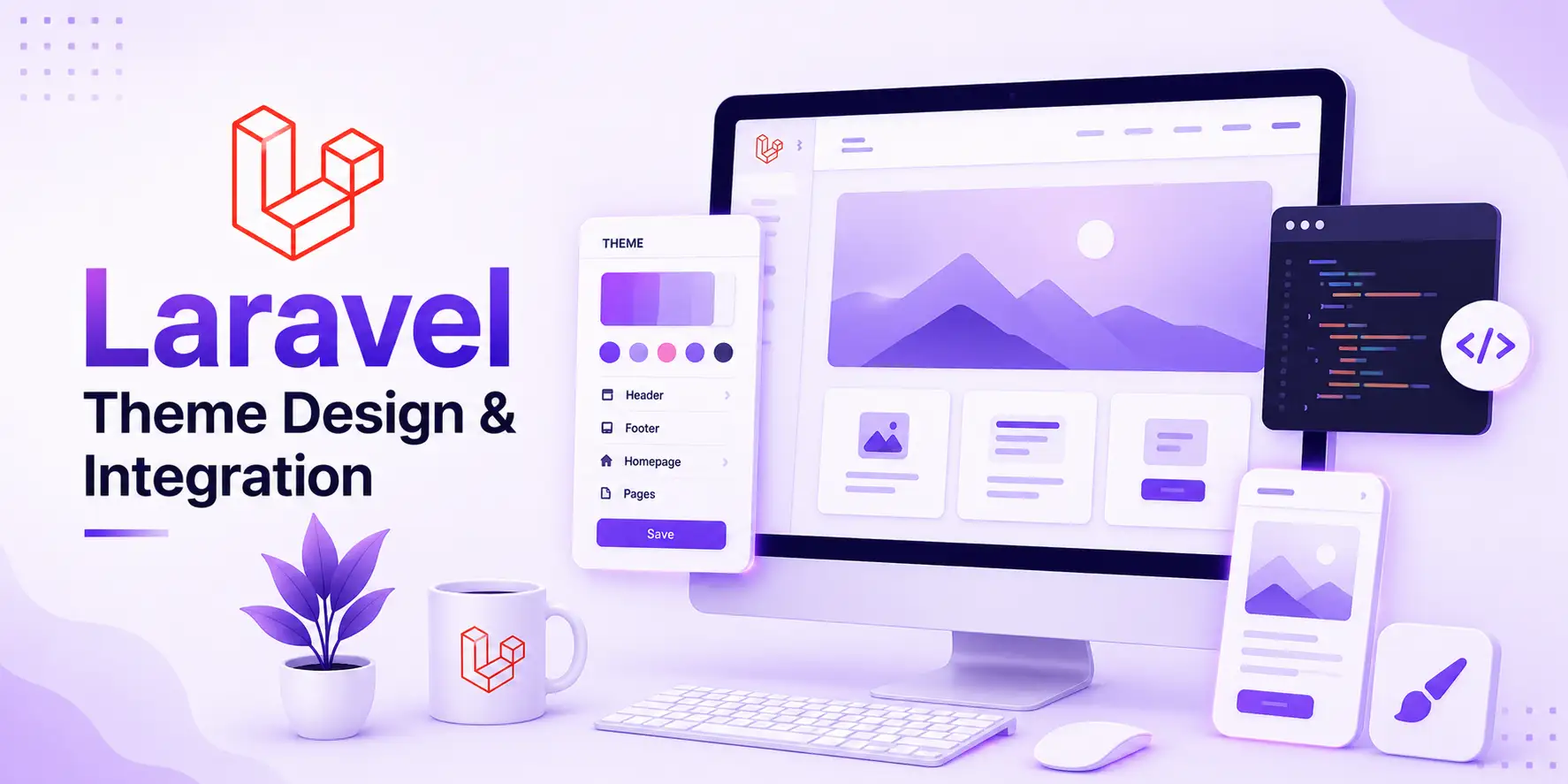 Laravel Theme Design & Integration