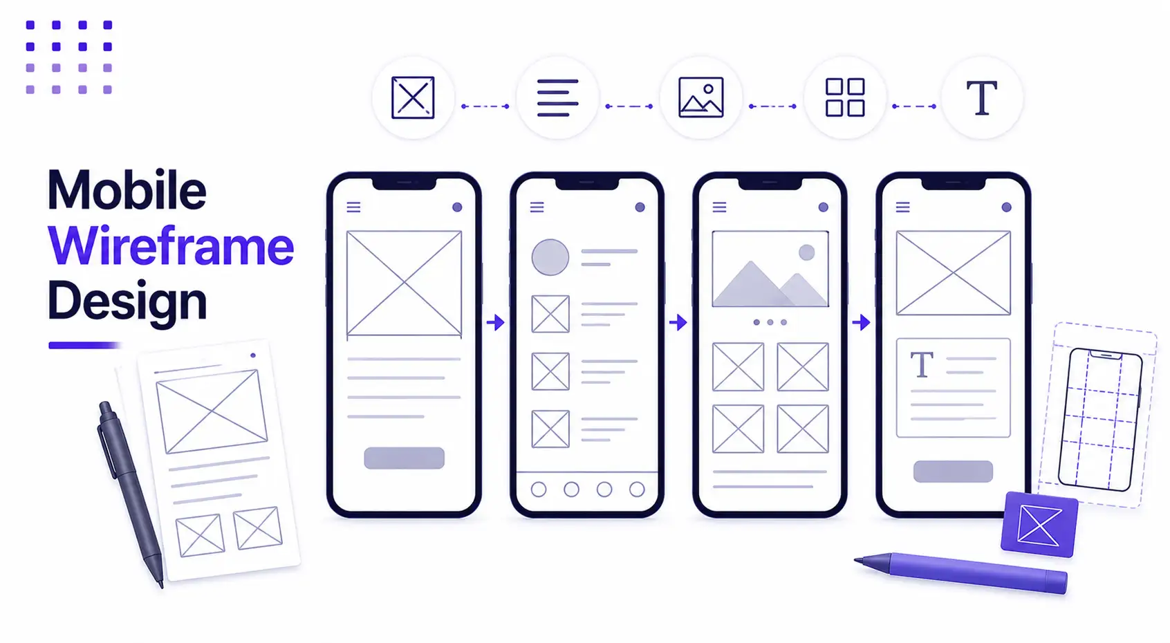 Mobile Wireframe Design
