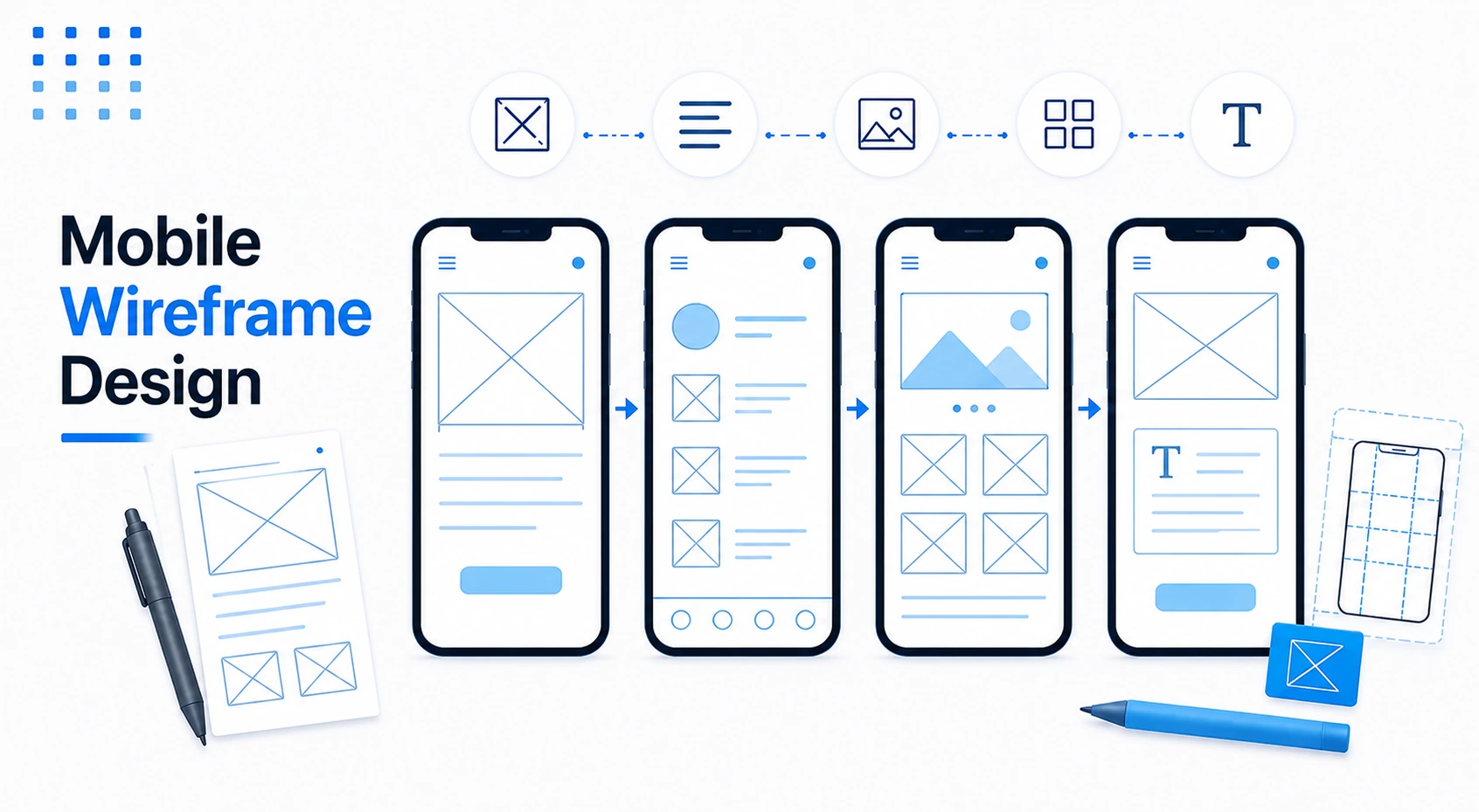Mobile Wireframe Design