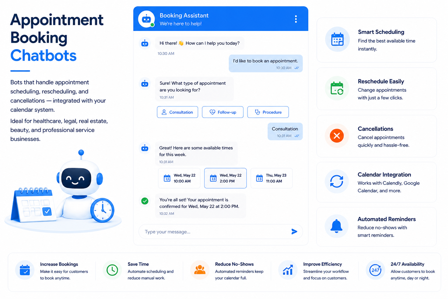 Appointment Booking Chatbots