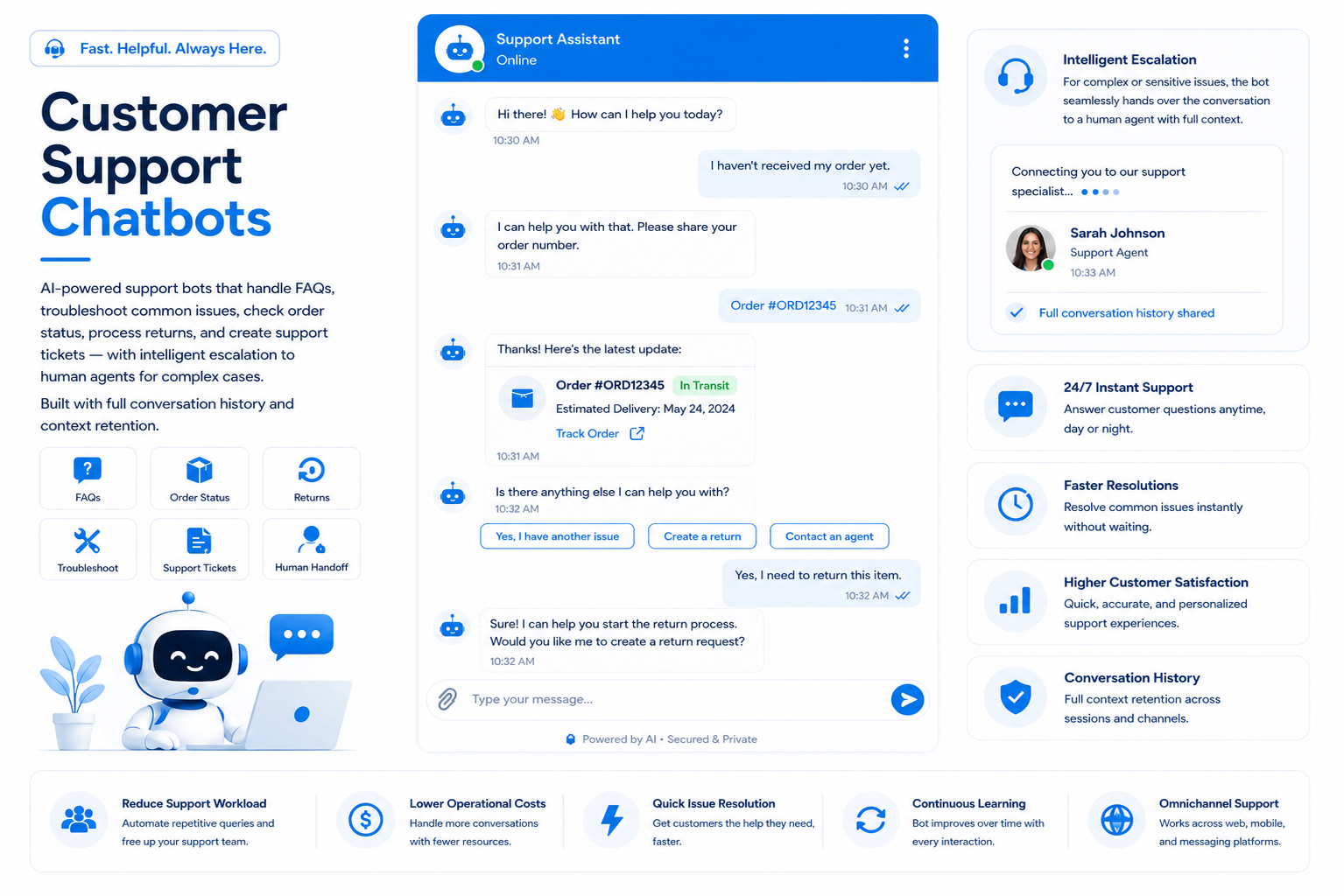 Customer Support Chatbots