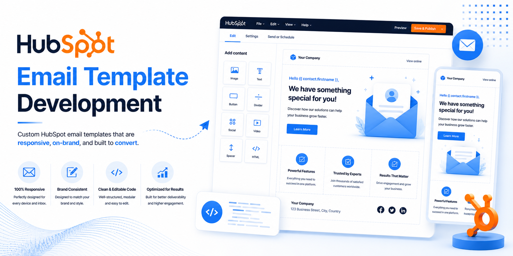 HubSpot Email Template Development