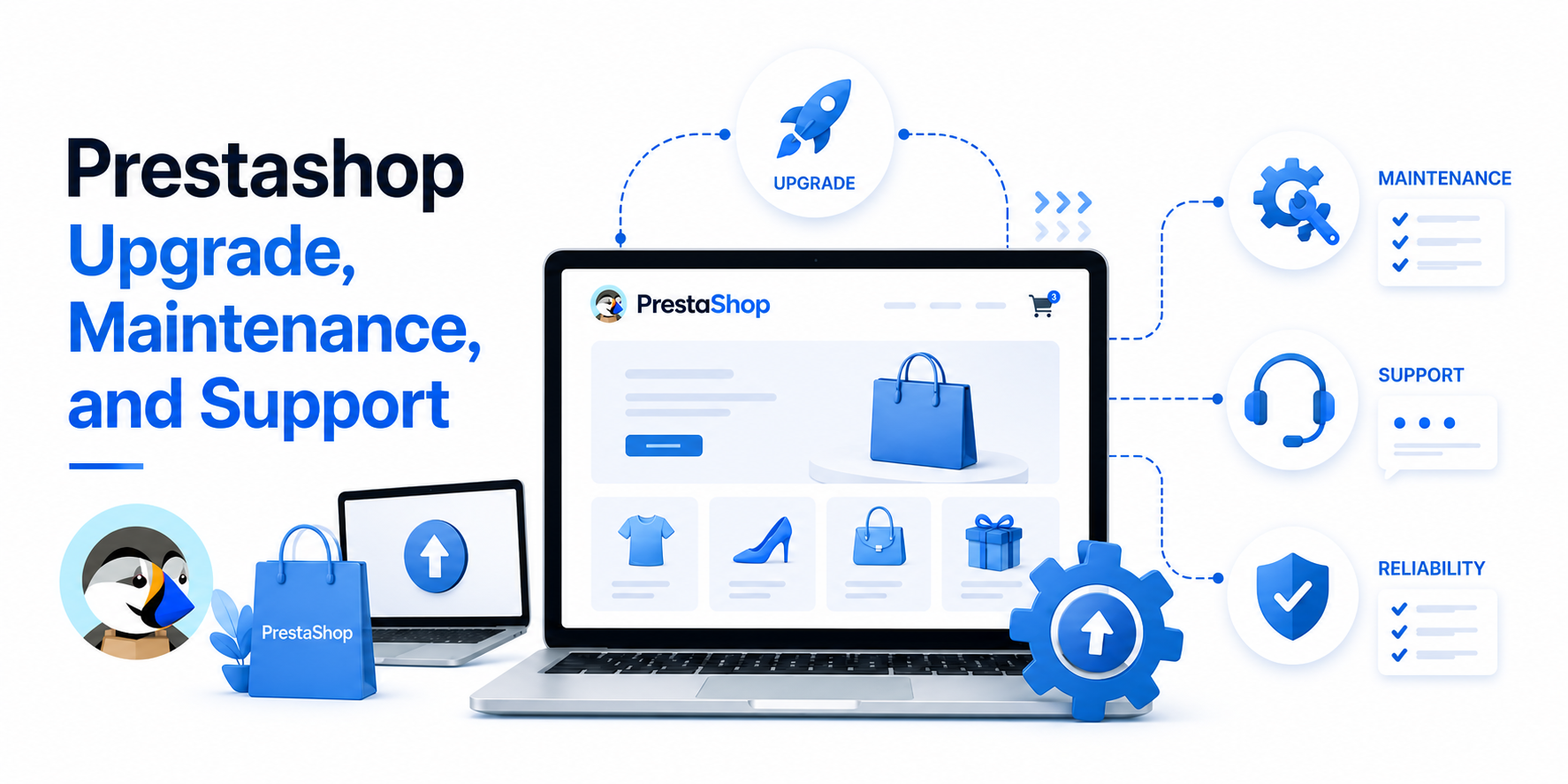Prestashop Upgrade, Maintenance, and Support