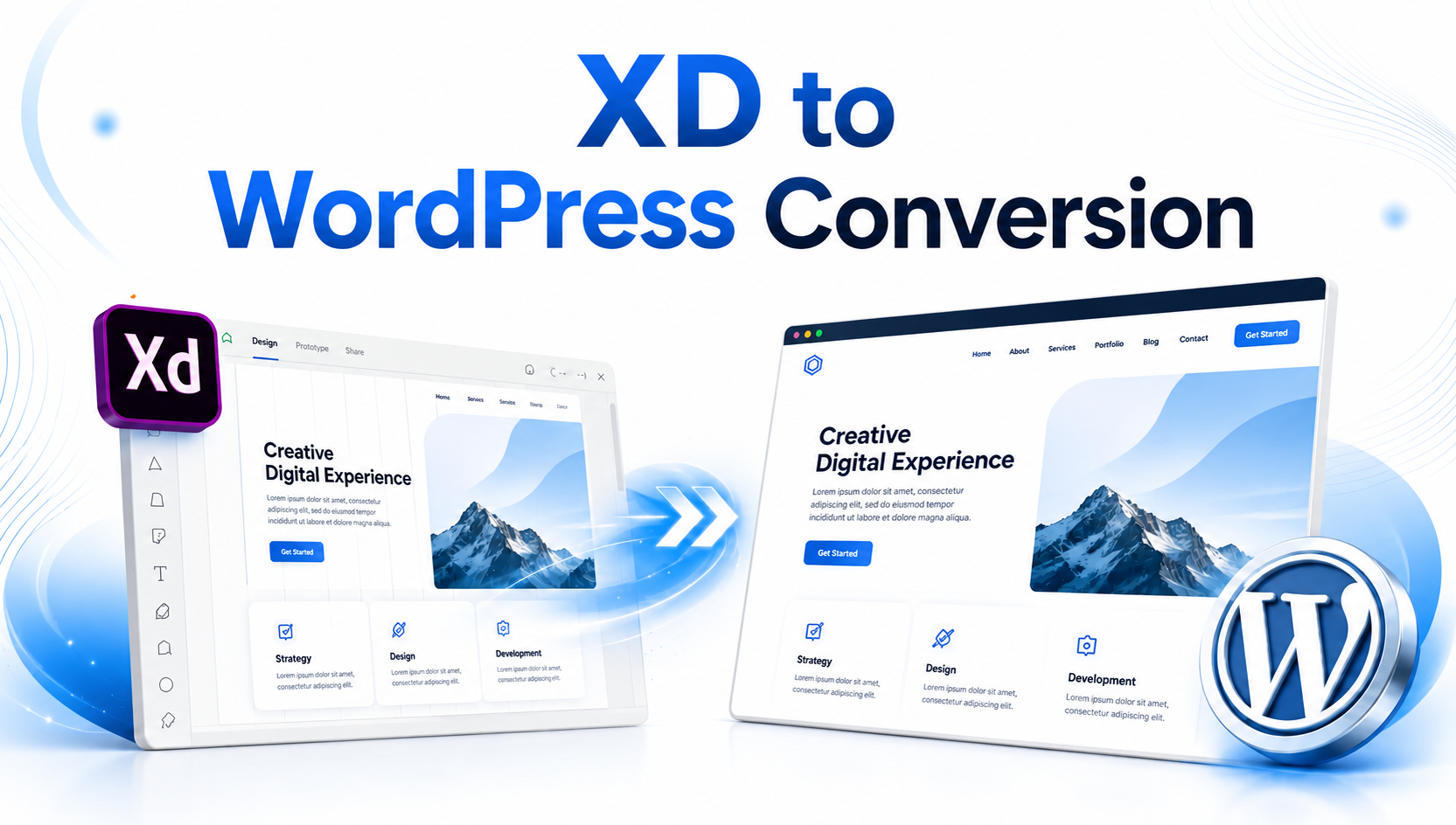 XD to WordPress Conversion