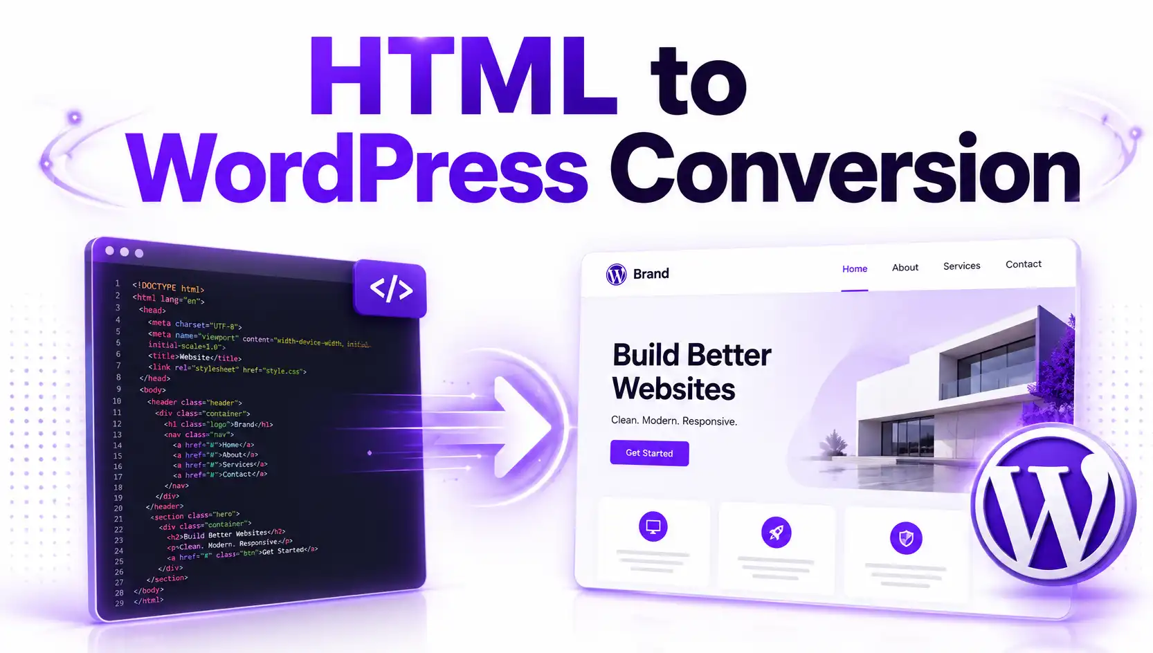 HTML to WordPress Conversion